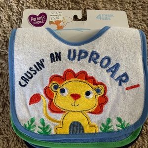 Infant bibs- 4 pack